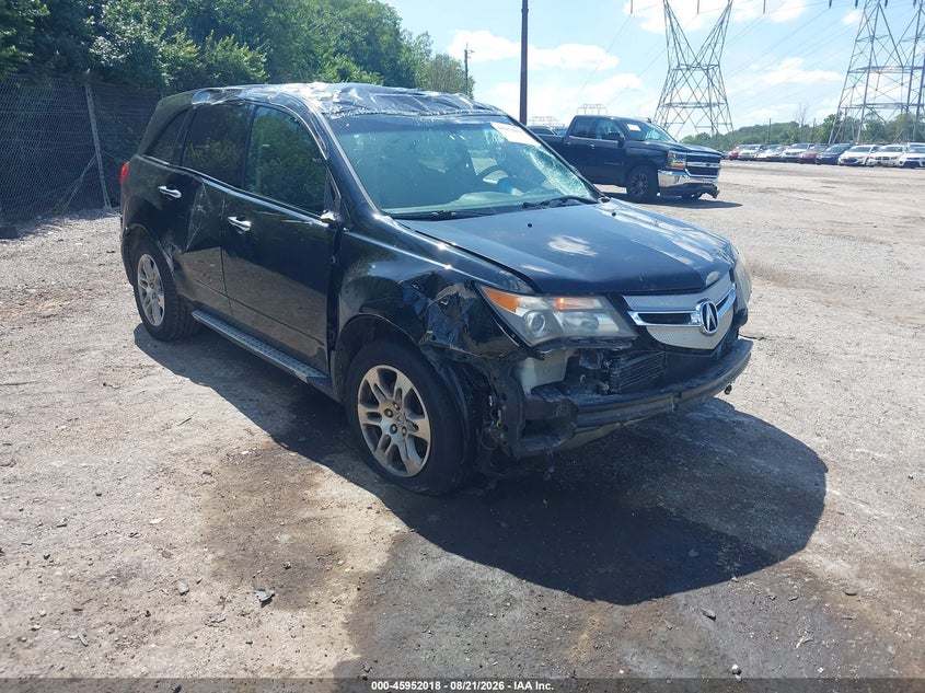 ACURA MDX 2008 VIN 2HNYD28278H525860