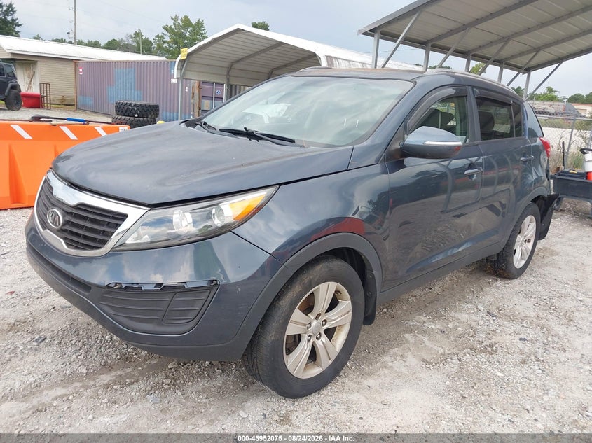 2012 Kia Sportage, Rear, IAAI, VIN KNDPB3A25C7226203 — photo 2