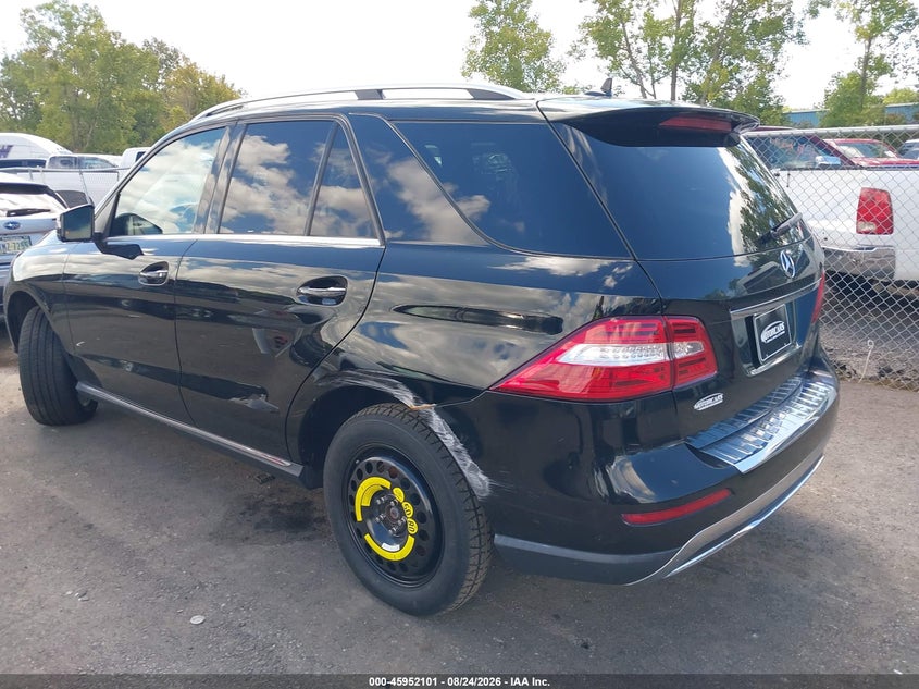 2013 MERCEDES-BENZ ML 350 auction photo 3