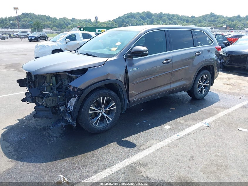Vin: 5tdbgrfh3hs026428, lot: 46451323, toyota highlander hybrid le 20172