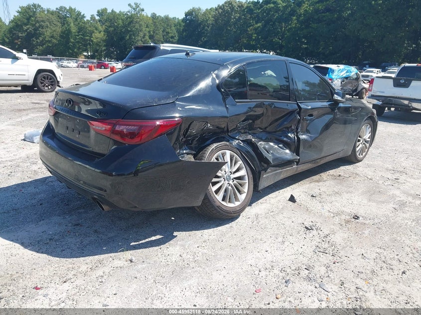 Vin: jn1ev7bp6mm703338, lot: 46451332, infiniti q50 luxe 20214