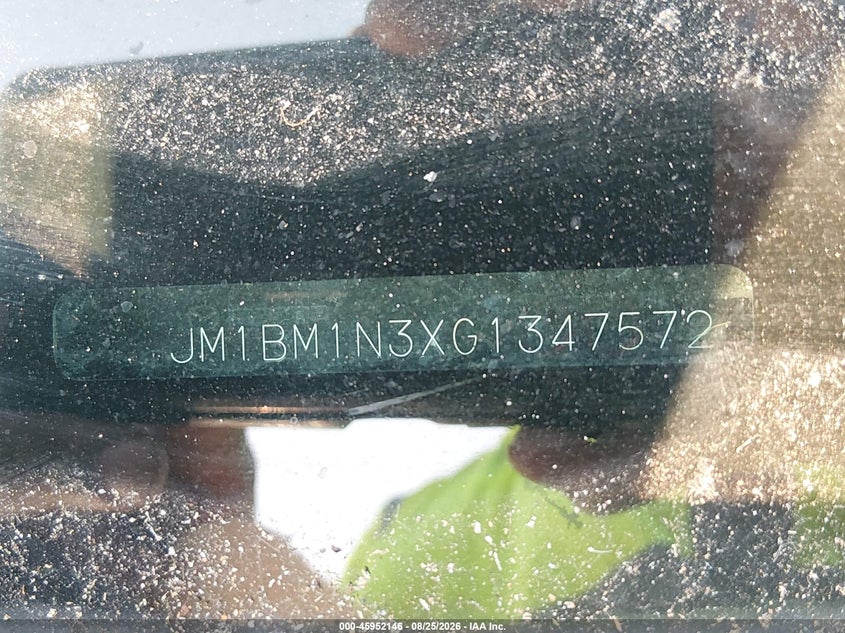 MAZDA MAZDA3 2016 VIN JM1BM1N3XG1347572