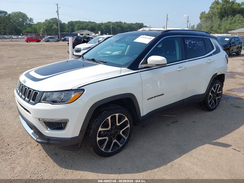 2018 Jeep Compass, Rear, IAAI, VIN 3C4NJDCB0JT100515 — photo 2