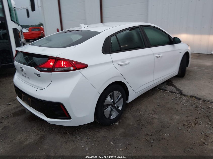 Vin: kmhc65lc1ju100435, lot: 46451398, hyundai ioniq hybrid blue 20184