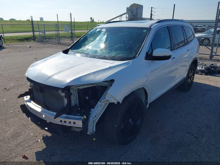2022 Honda Pilot, Front End, IAAI, VIN 5FNYF6H20NB067314 — photo 2