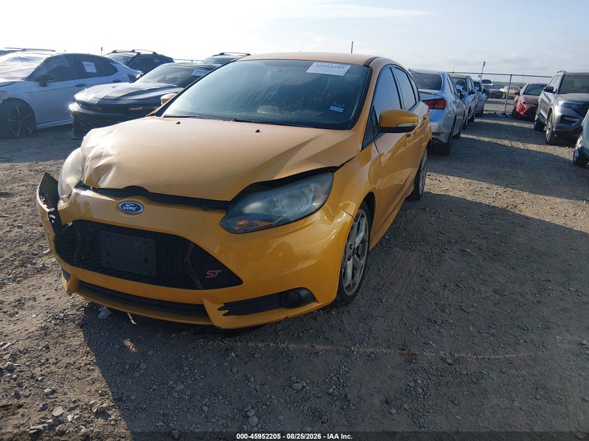 Vin: 1fadp3l9xel451568, lot: 46451419, ford focus st 20142