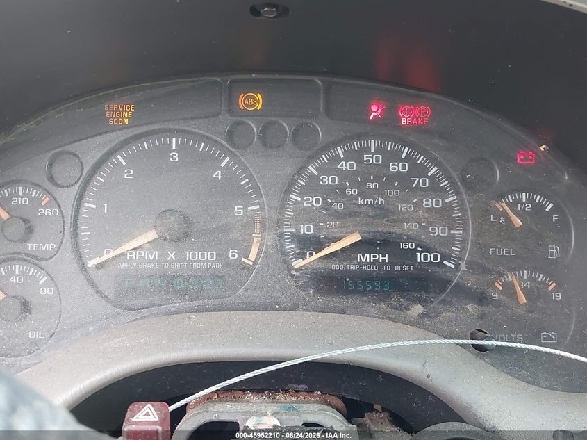CHEVROLET BLAZER 2004 VIN 1GNDT13X44K158799