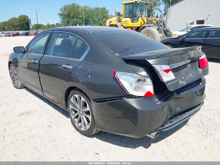 Vin: 1hgcr2f51fa064098, lot: 46451435, honda accord sport 20153