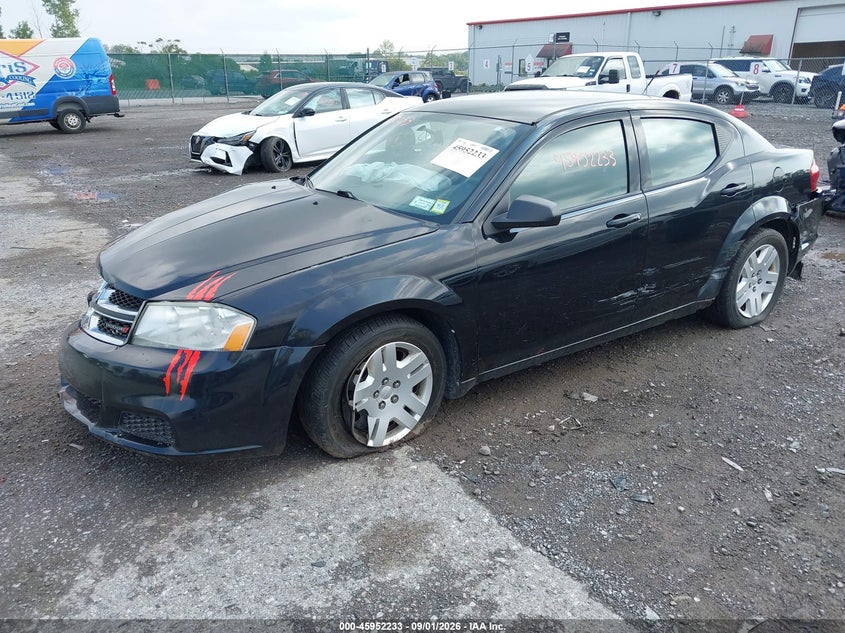Vin: 1c3cdzab0dn653916, lot: 46451447, dodge avenger se 20132