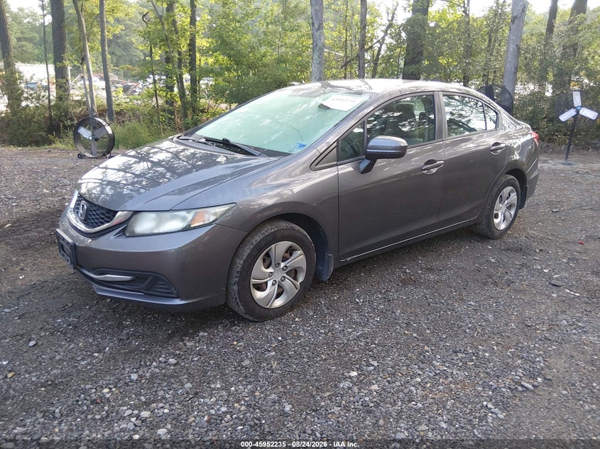 2015 Honda Civic, Обычный износ, IAAI, VIN 19XFB2F58FE053922 — фото 2