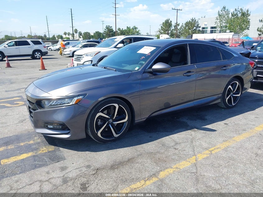 2020 Honda Accord Sport, Удар сзади, IAAI, VIN 1HGCV1F37LA062999 — фото 2