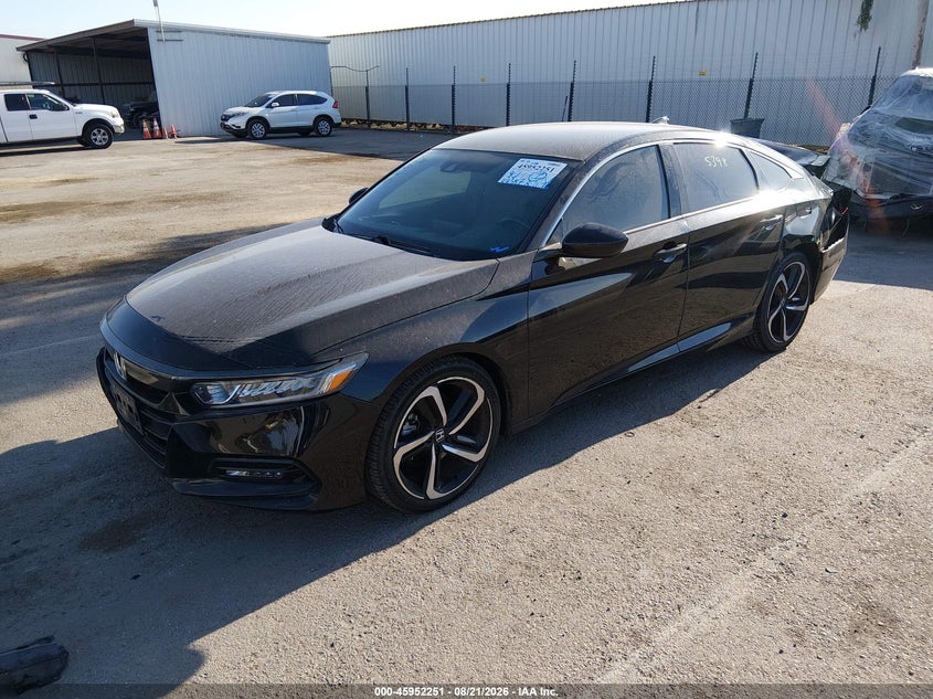 2020 Honda Accord Sport, Rear, IAAI, VIN 1HGCV1F35LA144651 — photo 2