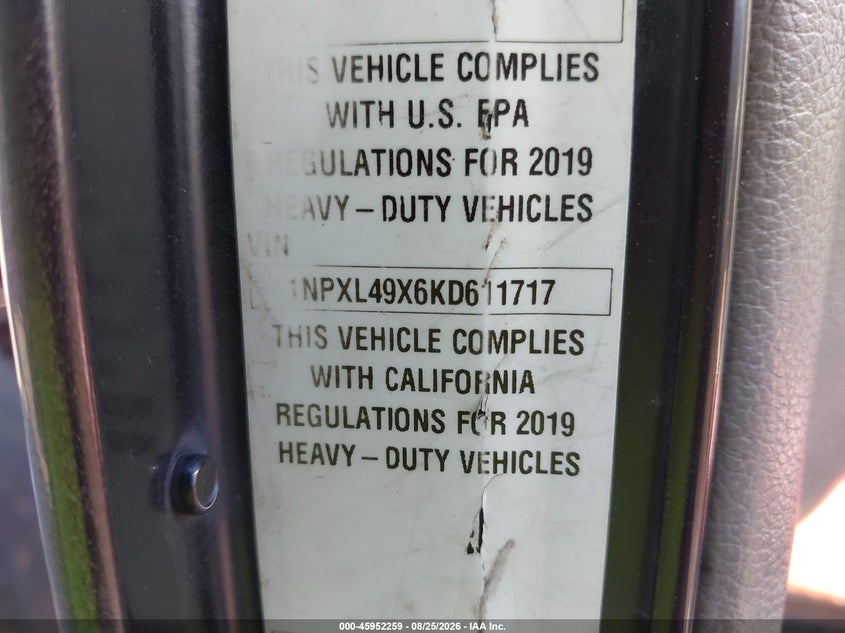 2019 PETERBILT 389 auction photo 8