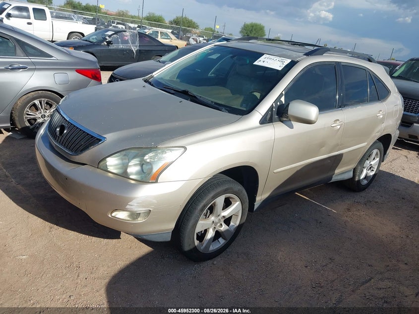 2004 LEXUS RX SPORT UTILITY VEHICLE 3.3L V-6 DOHC, VVT, REGULAR , 230HP