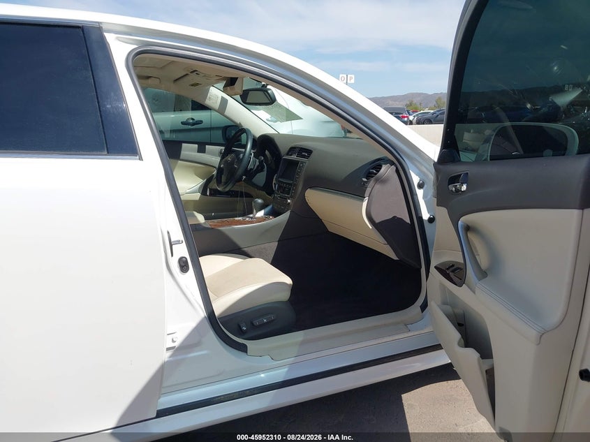 LEXUS IS 250 2012 VIN JTHBF5C26C5179071