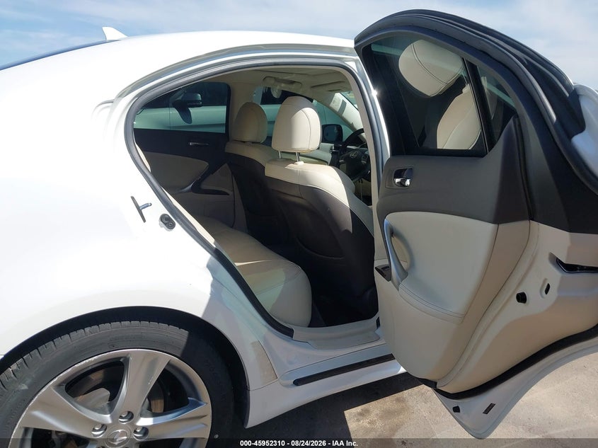 LEXUS IS 250 2012 VIN JTHBF5C26C5179071