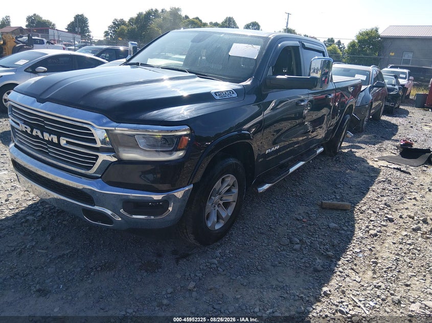 2019 RAM 1500, Левый зад, IAAI, VIN 1C6SRFRT5KN525289 — фото 2