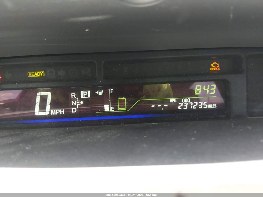 2014 TOYOTA PRIUS V auction photo 7