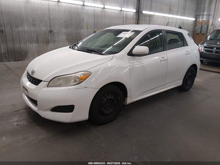 2010 TOYOTA MATRIX HATCHBACK 1.8L I-4 DOHC, VVT, REGULAR , 132HP