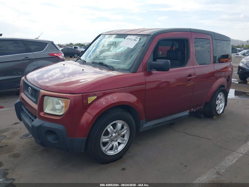 2006 Honda Element, Left Rear, IAAI, VIN 5J6YH28766L025978 — photo 2