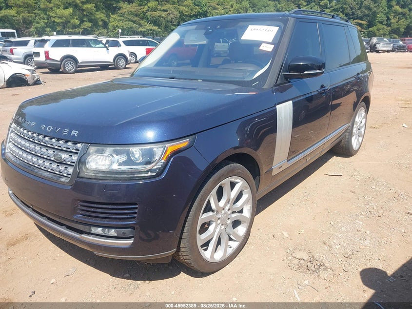 2017 Land Rover Range Rover, Неизвестно, IAAI, VIN SALGS5FE9HA348998 — фото 2