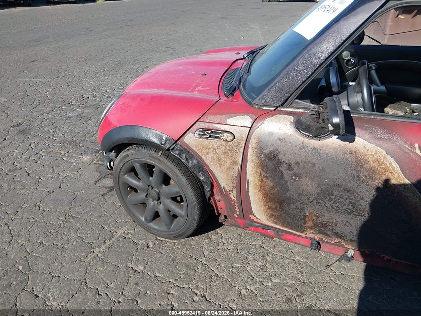 MINI COOPER S 2005 VIN WMWRE33465TD94540