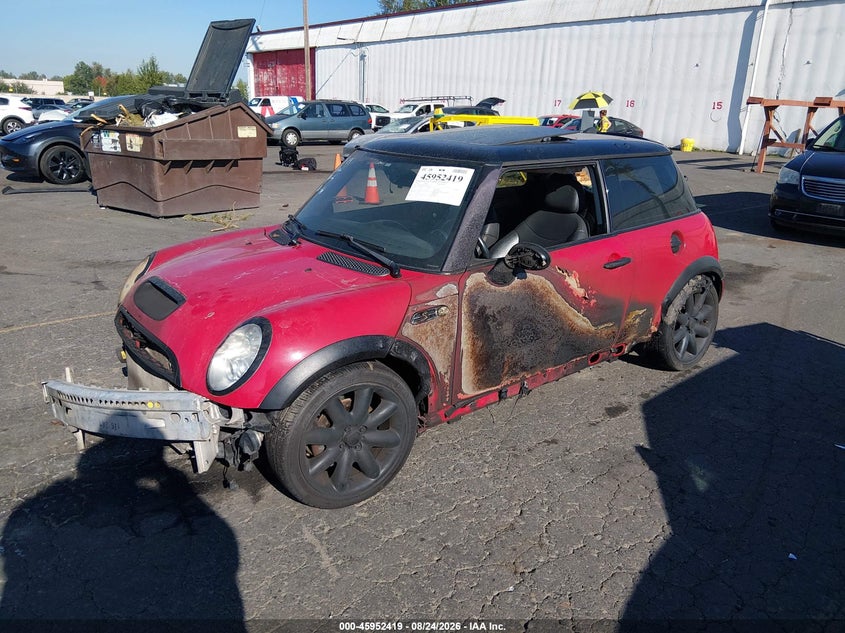 MINI COOPER S 2005 VIN WMWRE33465TD94540