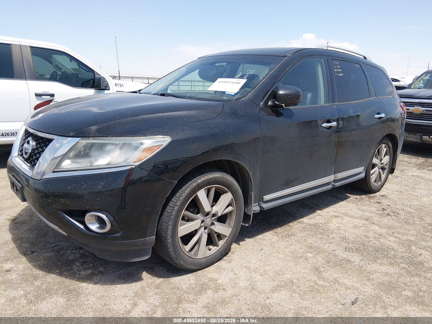 2014 Nissan Pathfinder, Удар сзади, IAAI, VIN 5N1AR2MM0EC731242 — фото 2