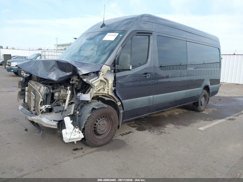 Vin: w1w4echy8lt030580, lot: 46451699, mercedes-benz sprinter 2500 high roof v6 20202