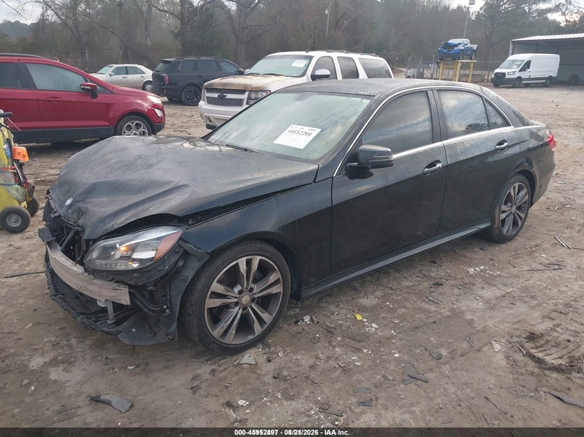 2014 Mercedes-Benz E-klasse, Удар спереди, IAAI, VIN WDDHF5KB2EB030101 — фото 2
