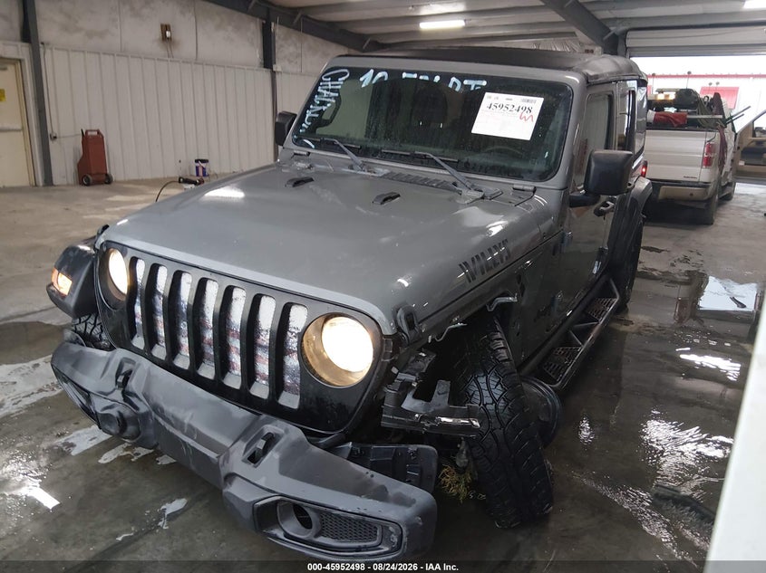 Vin: 1c4hjxdg0nw278529, lot: 46451712, jeep wrangler unlimited willys sport 4x4 20222
