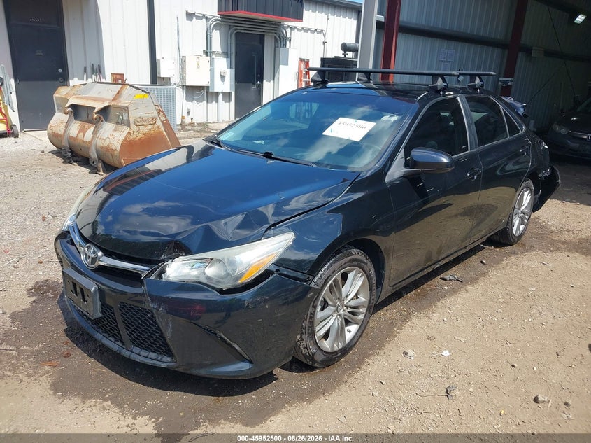 2016 Toyota Camry, Rear, IAAI, VIN 4T1BF1FK7GU119197 — photo 2