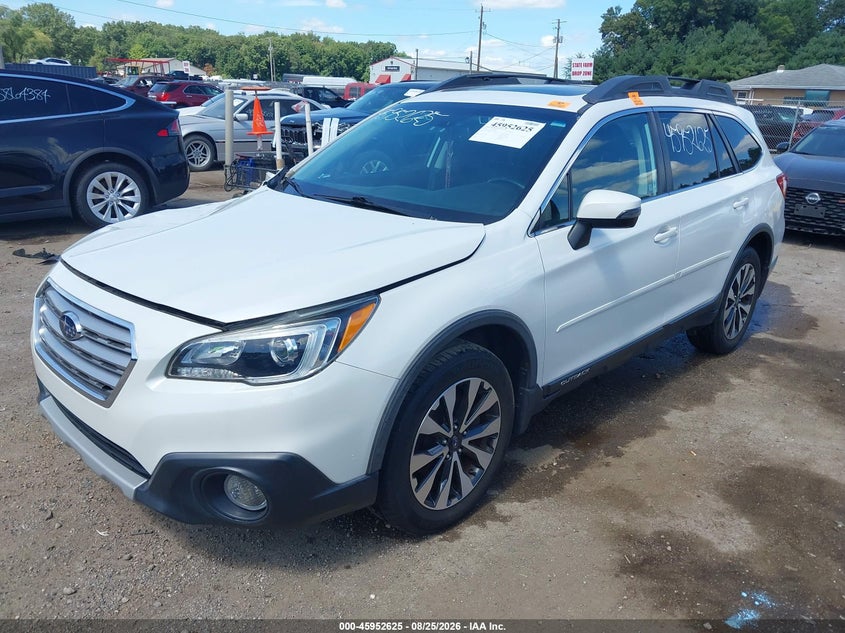 2016 Subaru Outback, Правый бок, IAAI, VIN 4S4BSBNC5G3347569 — фото 2