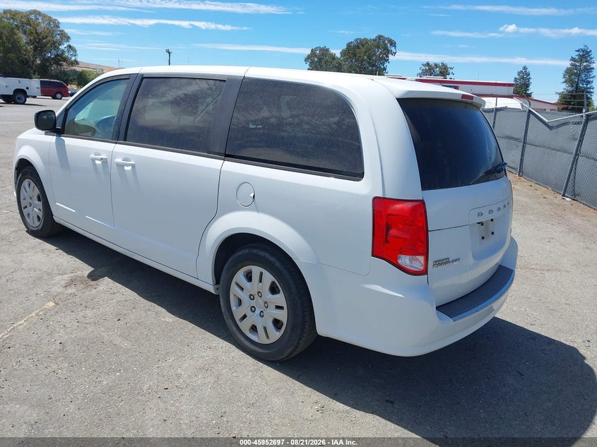 Vin: 2c4rdgbg4jr254767, lot: 46451911, dodge grand caravan se 20183