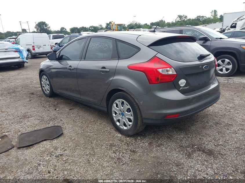 Vin: 1fahp3k21cl160878, lot: 46451989, ford focus se 20123
