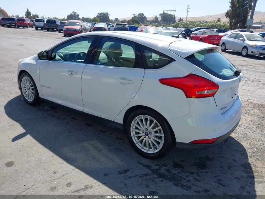 Vin: 1fadp3r40jl296132, lot: 46452002, ford focus electric 20183