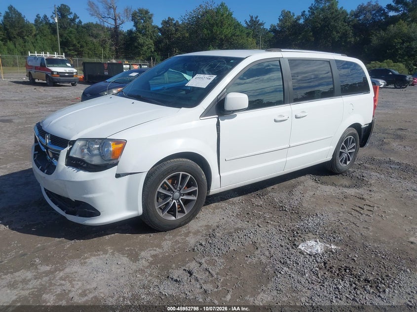 Vin: 2c4rdgcg4hr842029, lot: 46452012, dodge grand caravan sxt 20172