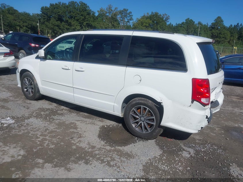 Vin: 2c4rdgcg4hr842029, lot: 46452012, dodge grand caravan sxt 20173
