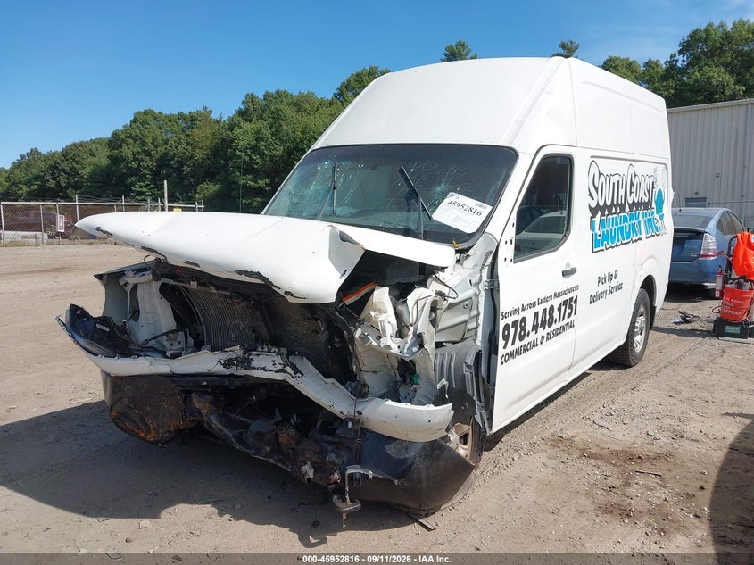 Vin: 1n6bf0ly2hn809357, lot: 46452030, nissan nv cargo nv2500 hd sv v6 20172