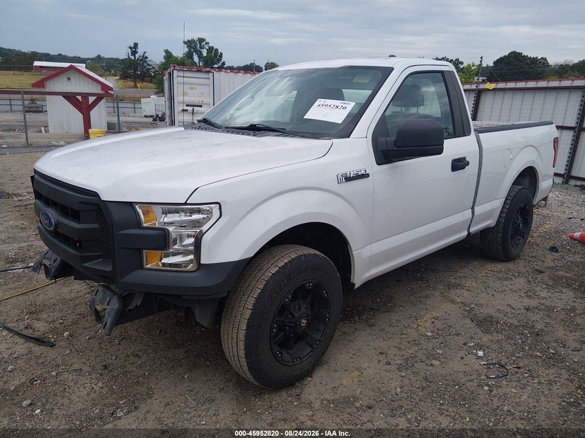 2016 Ford F-150, По колу, IAAI, VIN 1FTMF1C88GKE91228 — фото 2