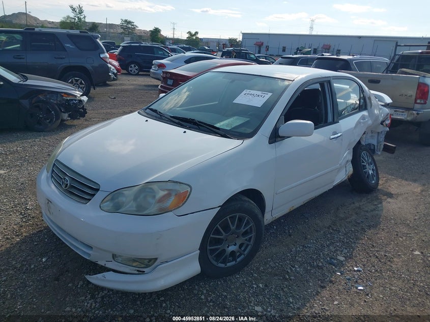 2003 Toyota Corolla, Обидва боки, IAAI, VIN 1NXBR32E03Z160333 — фото 2