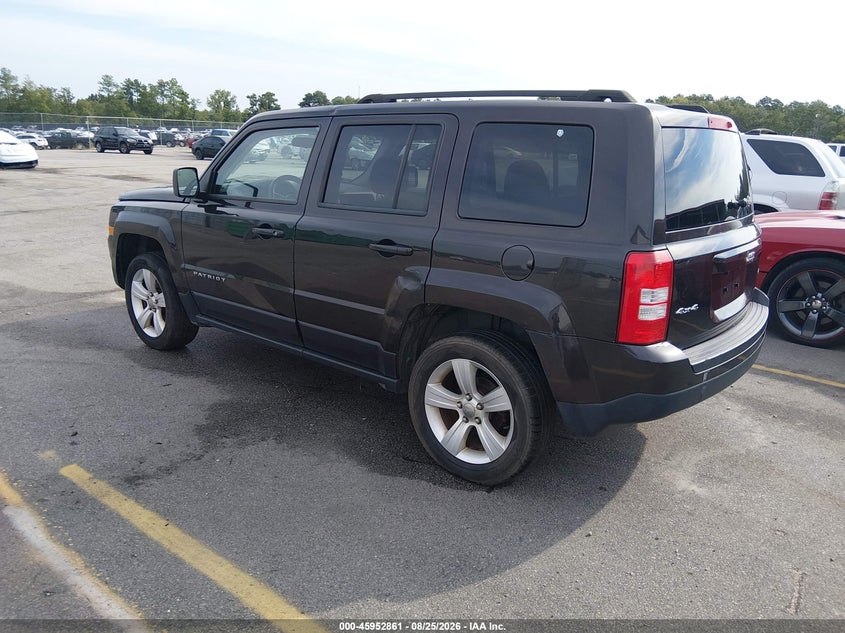 Vin: 1c4njrfb5ed846334, lot: 46452075, jeep patriot latitude 20143
