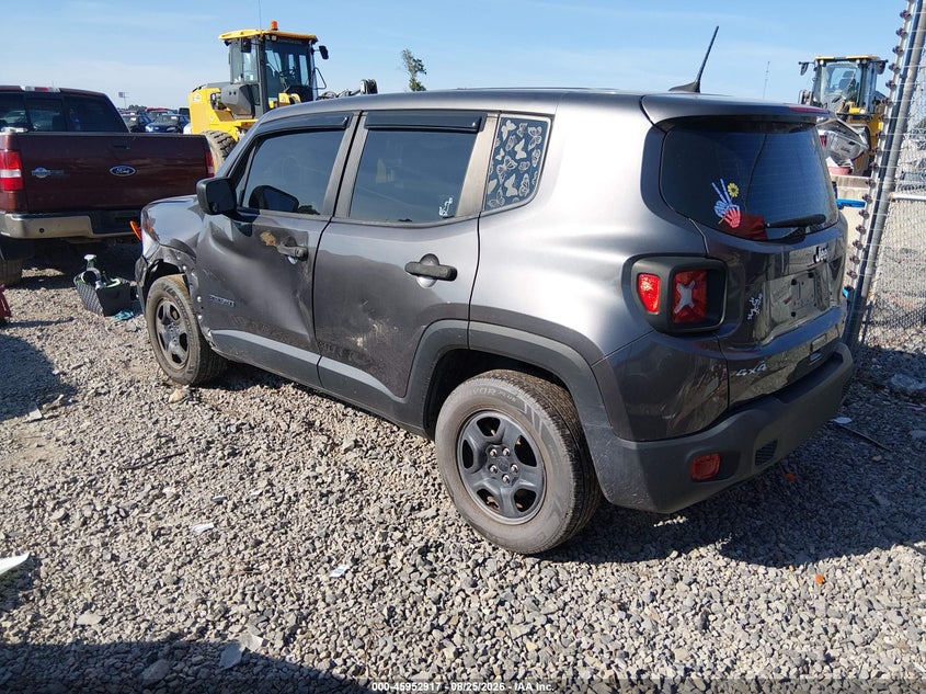 Vin: zacnjbab6lpm07556, lot: 46452132, jeep renegade sport 4x4 20203
