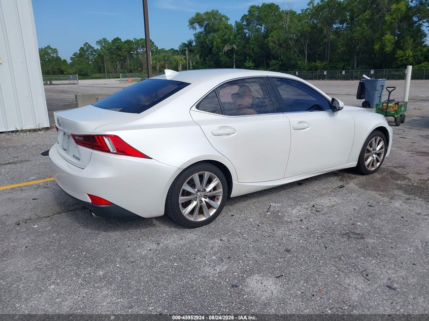 LEXUS IS 200T 2016 VIN JTHBA1D26G5004069