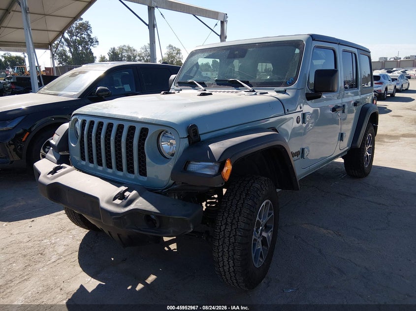 2024 Jeep Wrangler, Left Front, IAAI, VIN 1C4PJXDN2RW110455 — photo 2