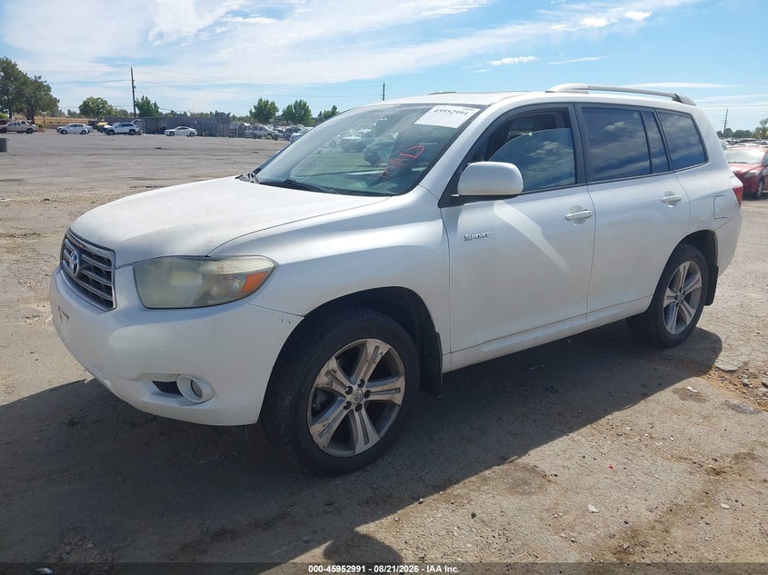 2008 Toyota Highlander, Normal Wear & Tear, IAAI, VIN JTEES43A982016592 — photo 2