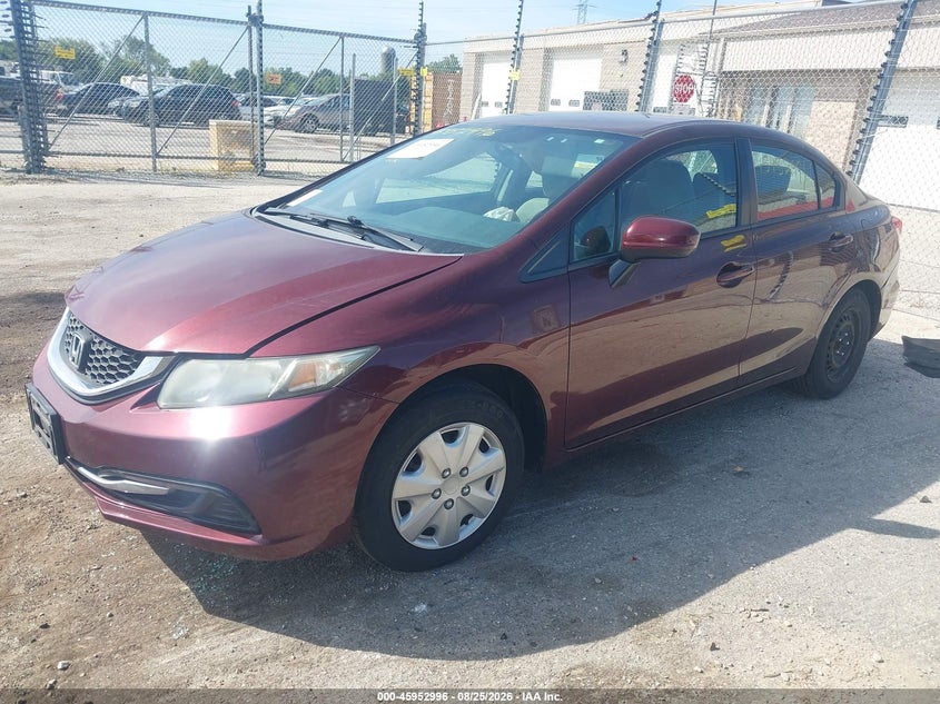 2014 Honda Civic, Right Side, IAAI, VIN 19XFB2F55EE017815 — photo 2
