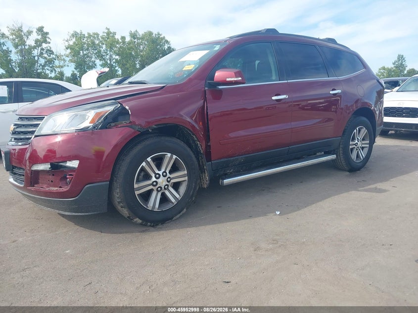 2016 Chevrolet Traverse, Левый бок, IAAI, VIN 1GNKRGKD3GJ311666 — фото 2