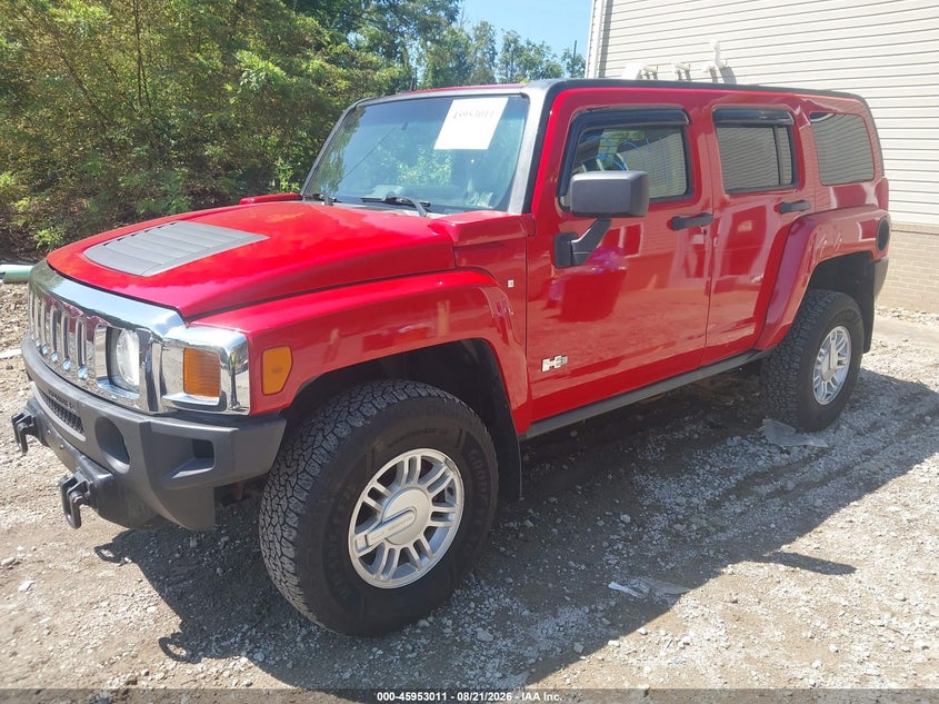 2009 Hummer H3, Unknown, IAAI, VIN 5GTEN13E598103281 — photo 2