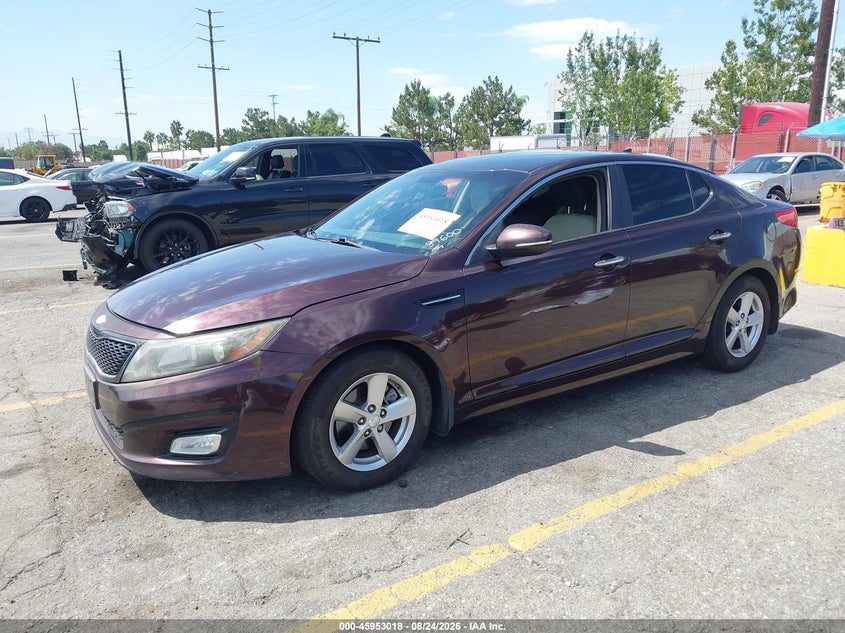 2014 Kia Optima, Угон, IAAI, VIN 5XXGM4A79EG336838 — фото 2